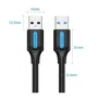 Vention Cable USB 3.0 conbf USB Macho a USB Macho, 1 Metro, Negro
